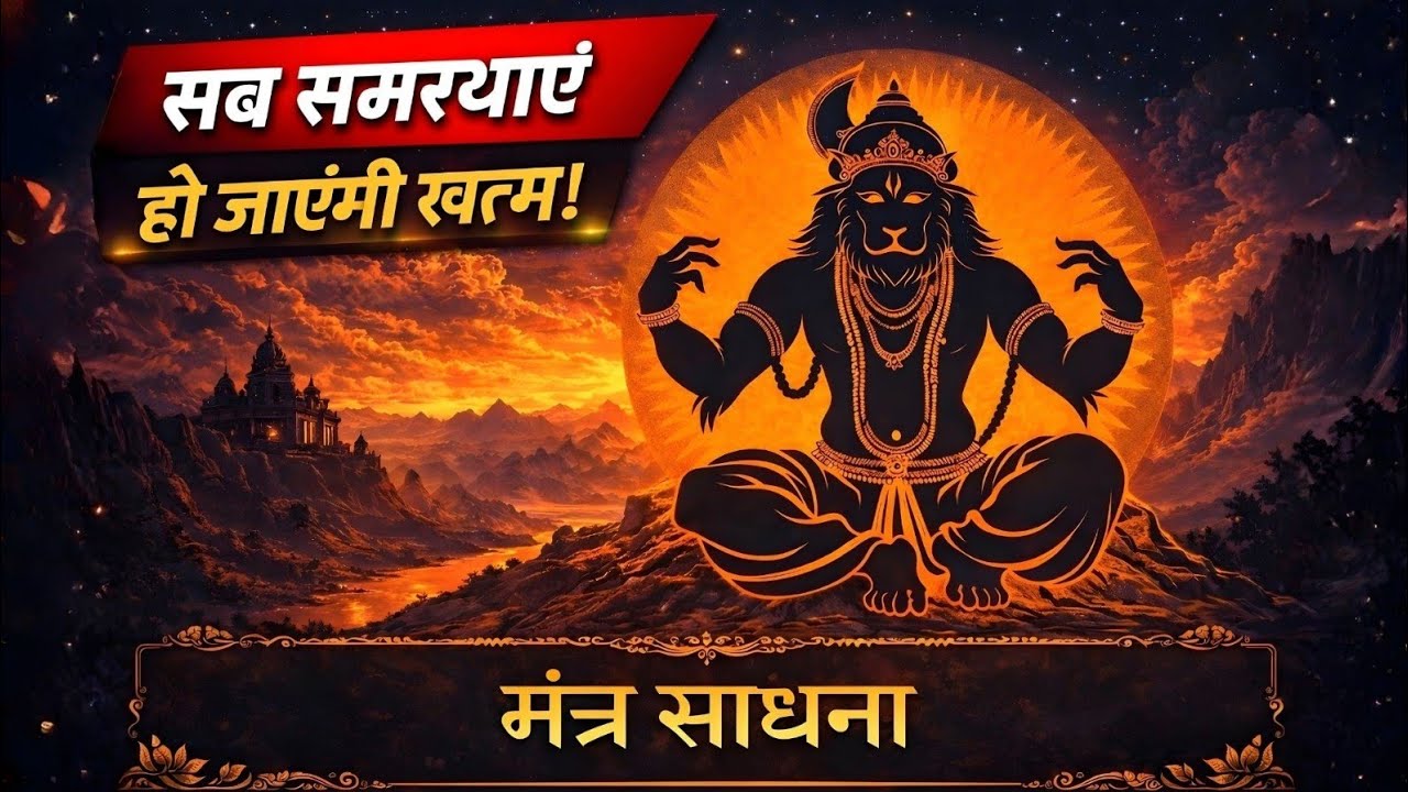 सब समस्याएं हो जाएंगी खत्म | शक्तिशाली हनुमान मंत्र साधना | Protection & Healing