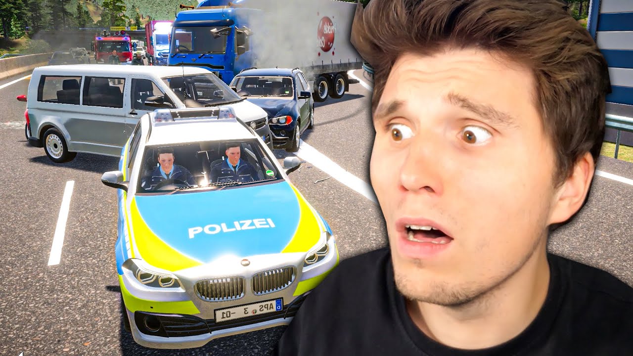MASSENCRASH auf der Autobahn | Autobahn Polizei Simulator 3