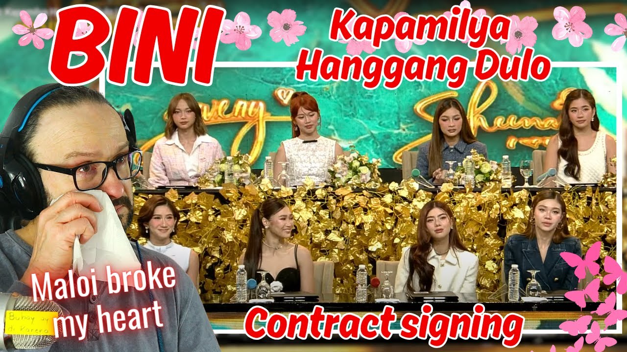 Maloi broke me!!! BINI - KAPAMILYA HANGGANG DULO contract signing reaction