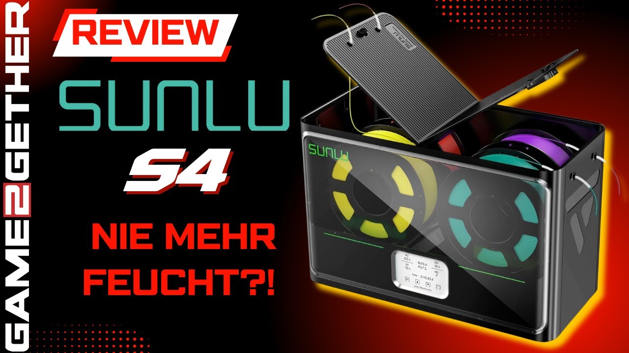 Nie wieder feuchtes Filament? SUNLU S4 im Test!