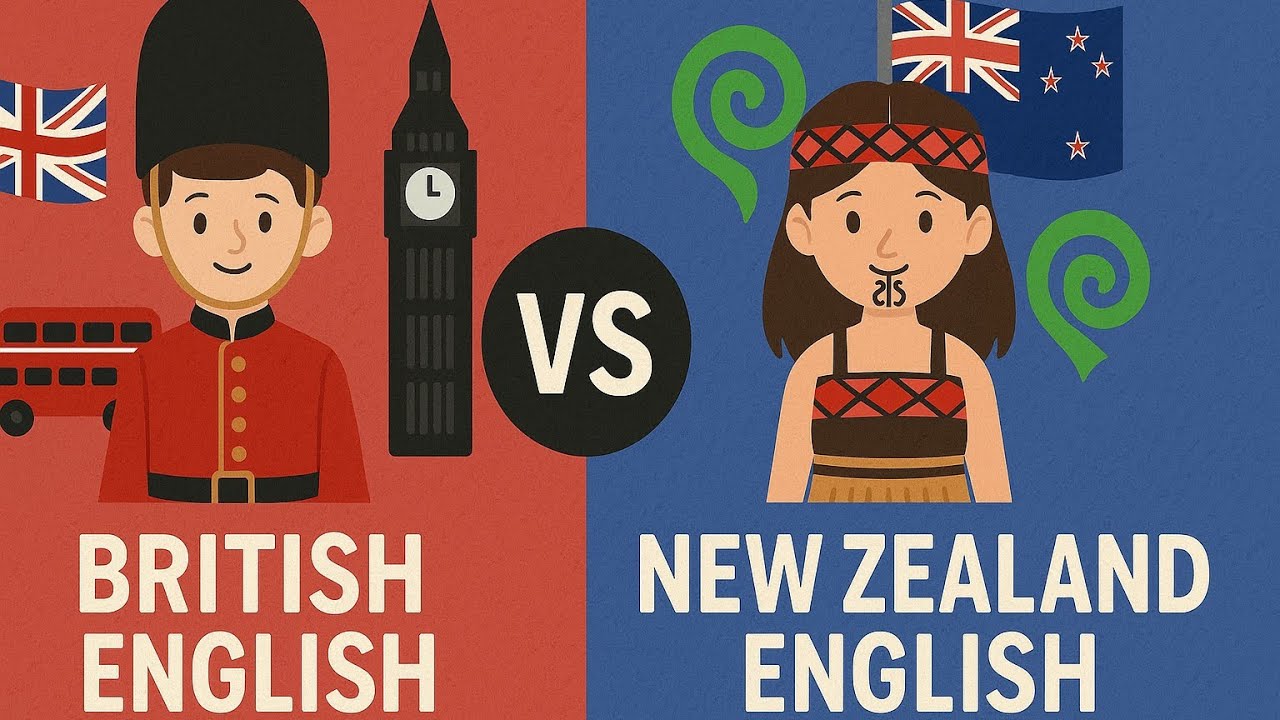 British English 🇬🇧 vs New Zealand English 🇳🇿 Part 2 | Spot the Difference in Words & Accents!