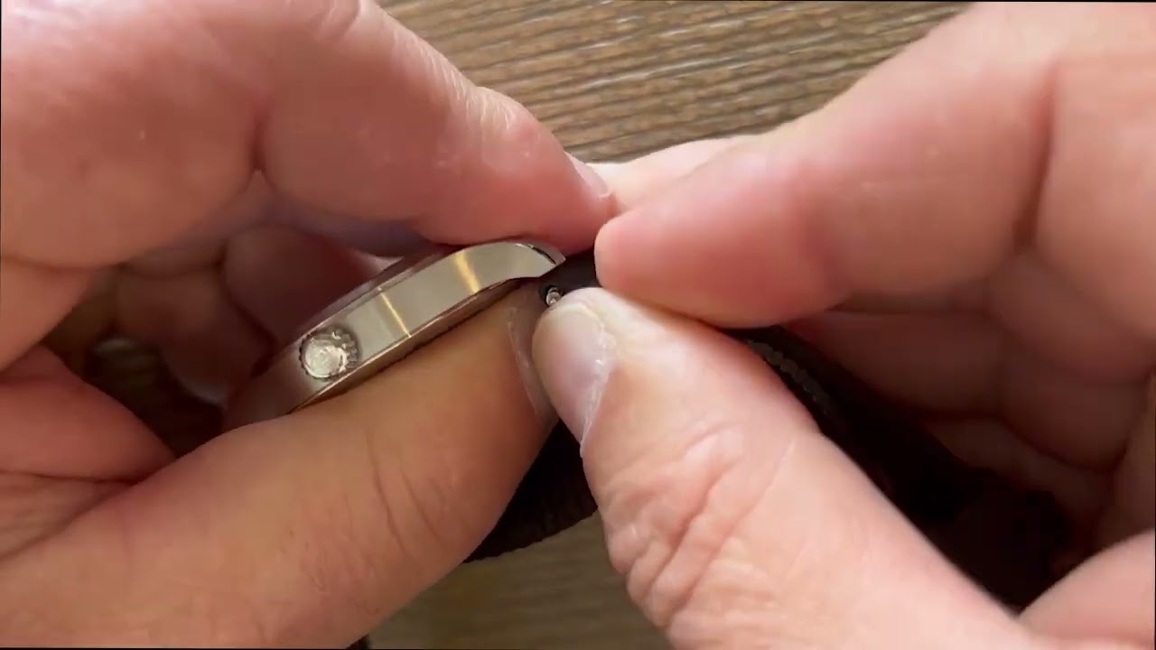 How to properly install a IWC Mark XVIII cuff watch strap