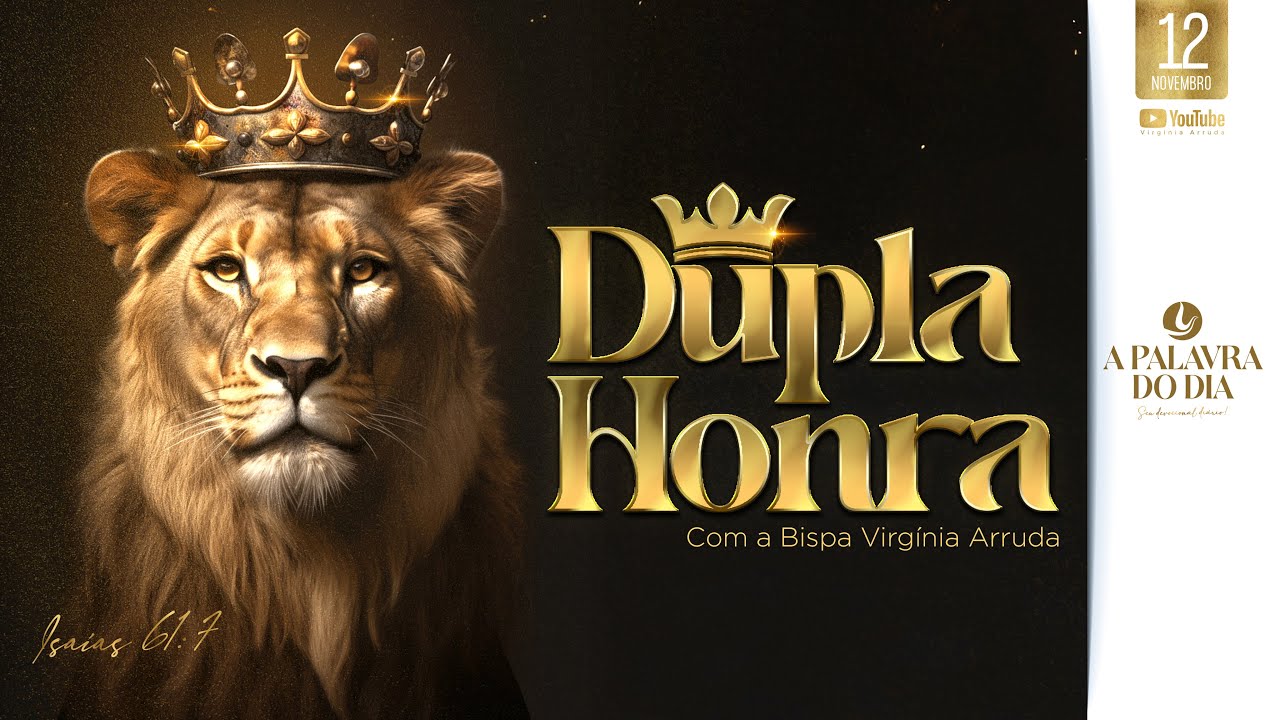 A PALAVRA DO DIA | 12 NOV 2025 | Bispa Virginia Arruda