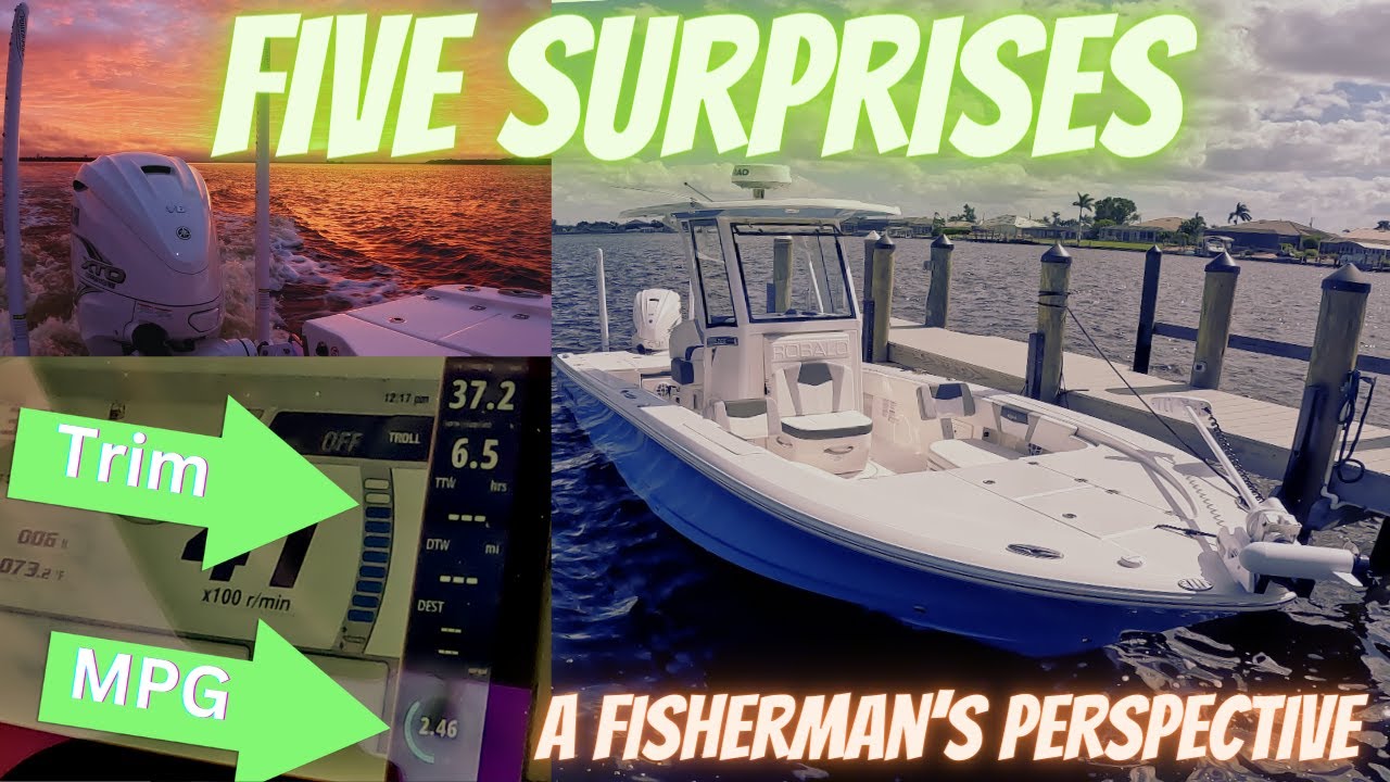 Robalo 266 Cayman - SURPRISES after 25 hours of experience