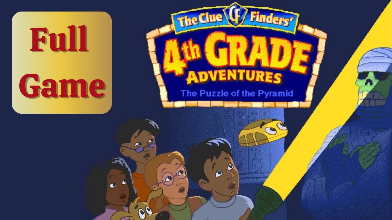The ClueFinders 4th Grade Adventures: Puzzle of the Pyramid - Full Gameplay/Walkthrough (Longplay)