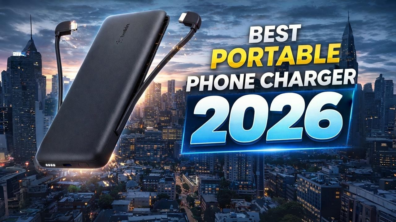 Top 5 Best Portable Phone Charger 2026 🔋⚡- Portable Phone Charger Reviews 2026