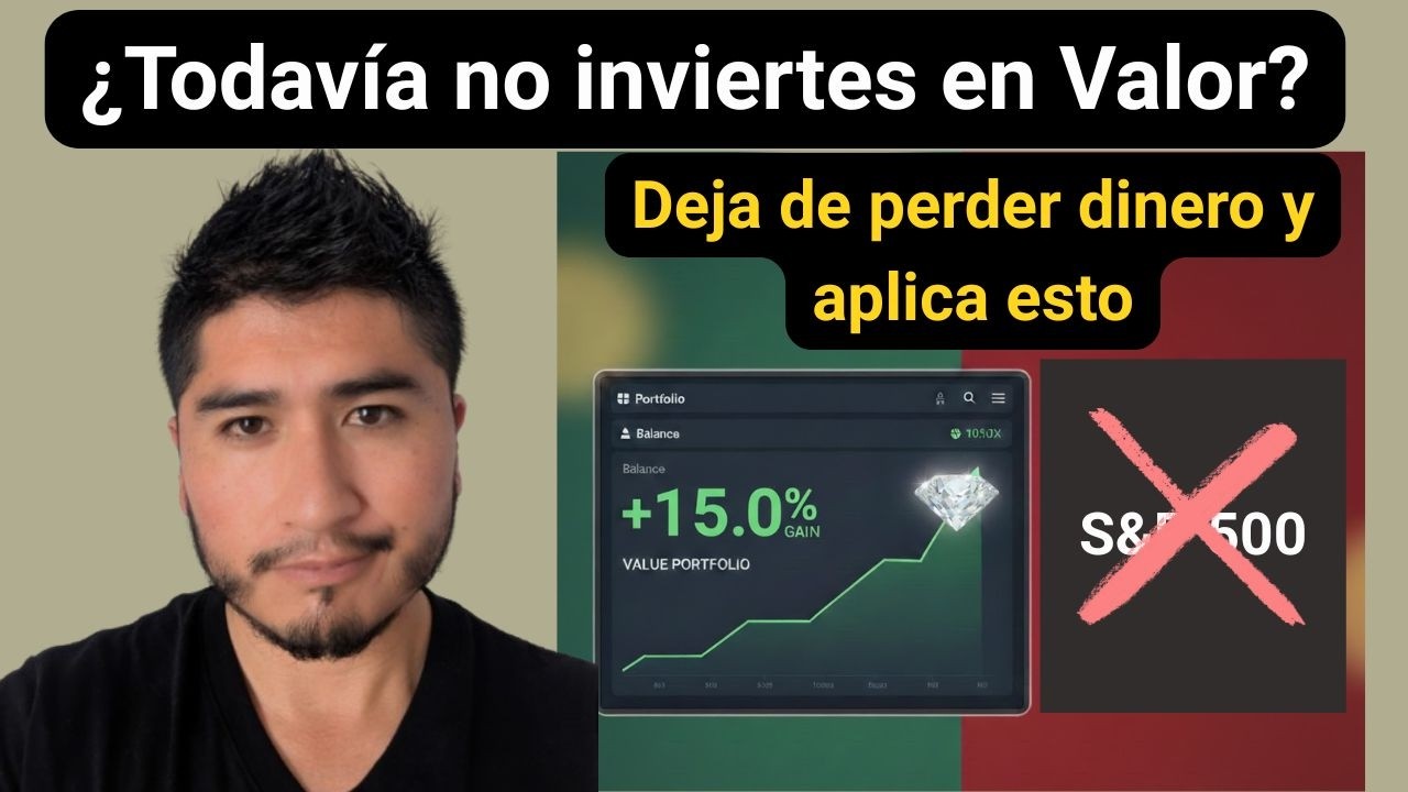 ¿Todavía no inviertes en Valor? 💎 Deja de perder dinero y aplica la estrategia de inversión Value