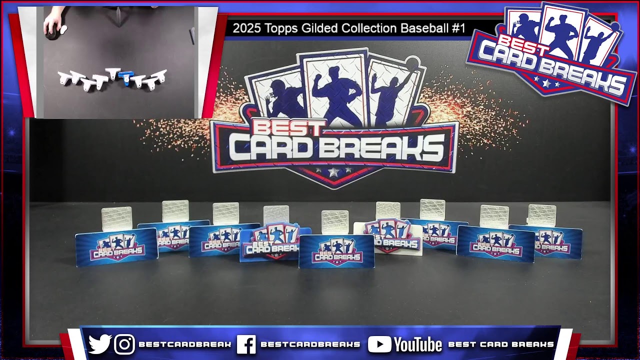 2025 Topps Gilded Collection Baseball #1 - 4 Box Case Pick Your Team-  2/20/26