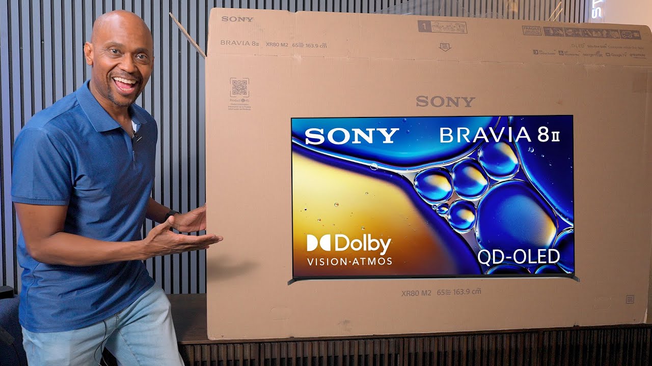 Распаковка, игры и настройка Sony Bravia 8 ii QD-OLED