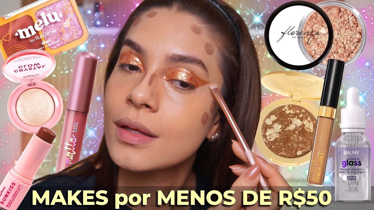 MAKE RESISTENTE PRA USAR NO CARNAVAL USANDO APENAS PRODUTOS BARATINHOS! 