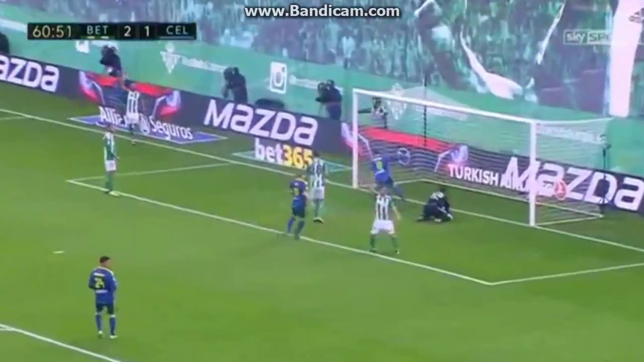 Gol de Iago Aspas 2-2 Real Betis - Celta De Vigo