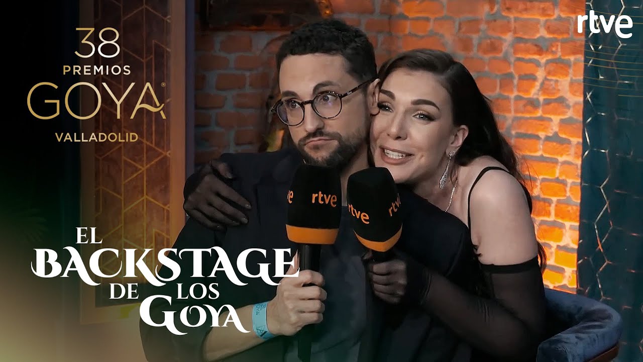 MEJORES MOMENTOS del BACKSTAGE de los GOYA con Inés Hernand y Galder Varas