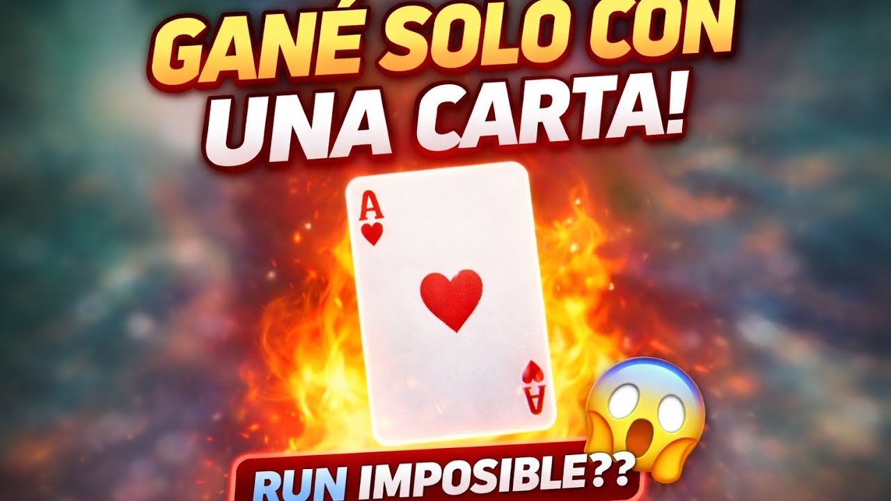 ¿Se puede vencer BALATRO usando SOLO UNA CARTA?