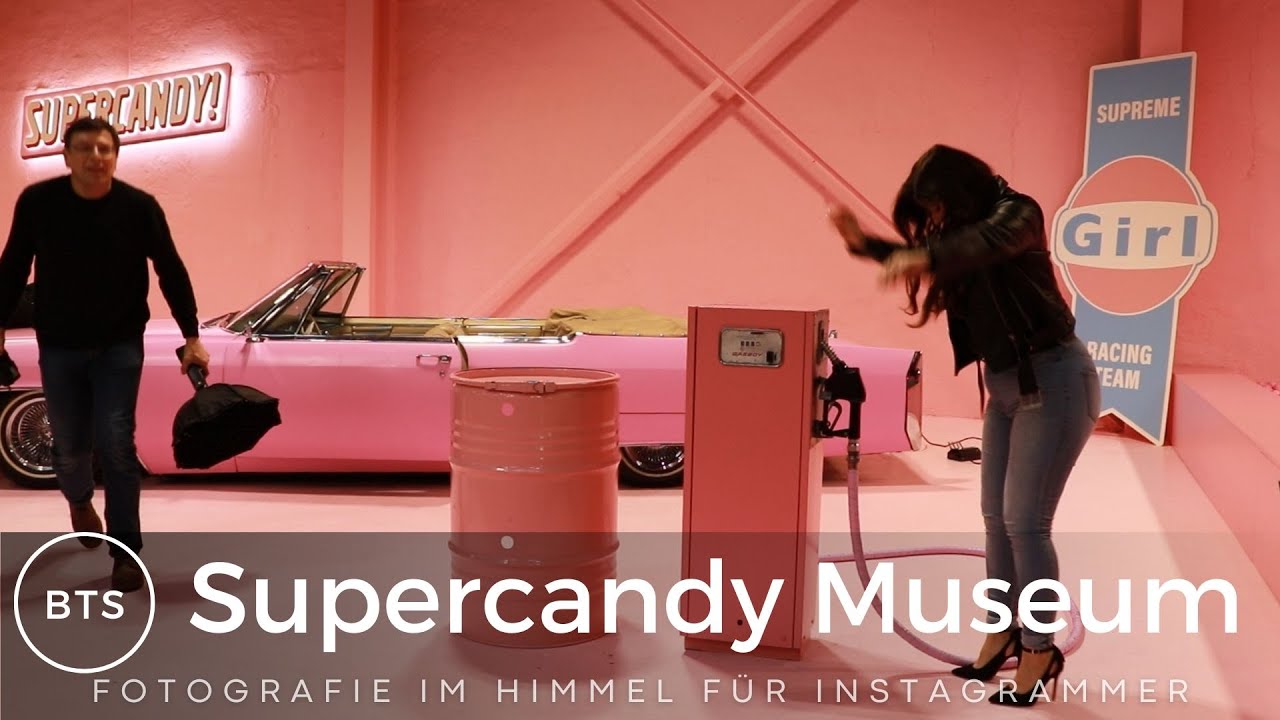 Fotoshooting im  Supercandy Pop Up Museum