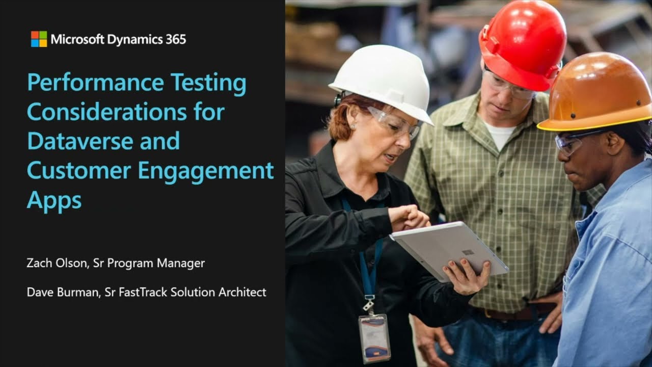 Performance Testing Part 3 Considerations for Dataverse and Customer Engagement Apps - TechTalk