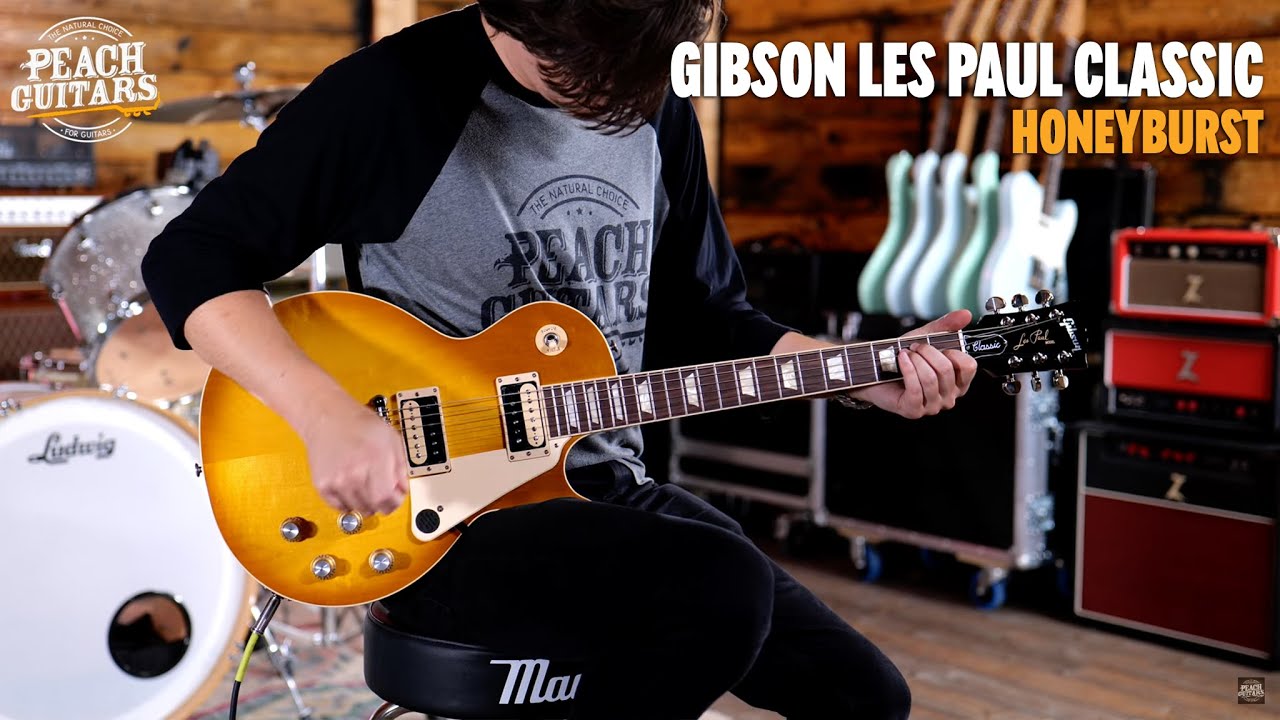 No Talking...Just Tones | Gibson Les Paul Classic - Honeyburst