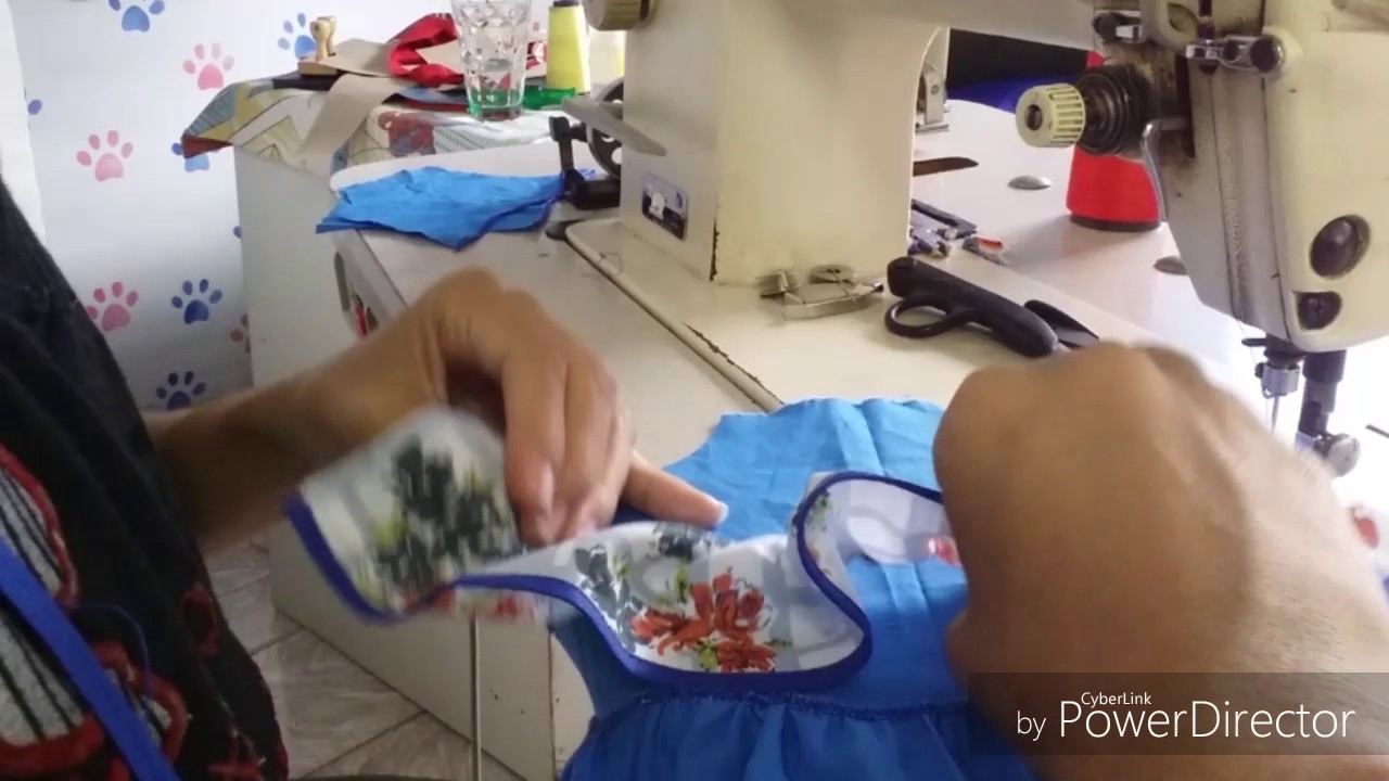 Costurando Vestido com Babadinho!!