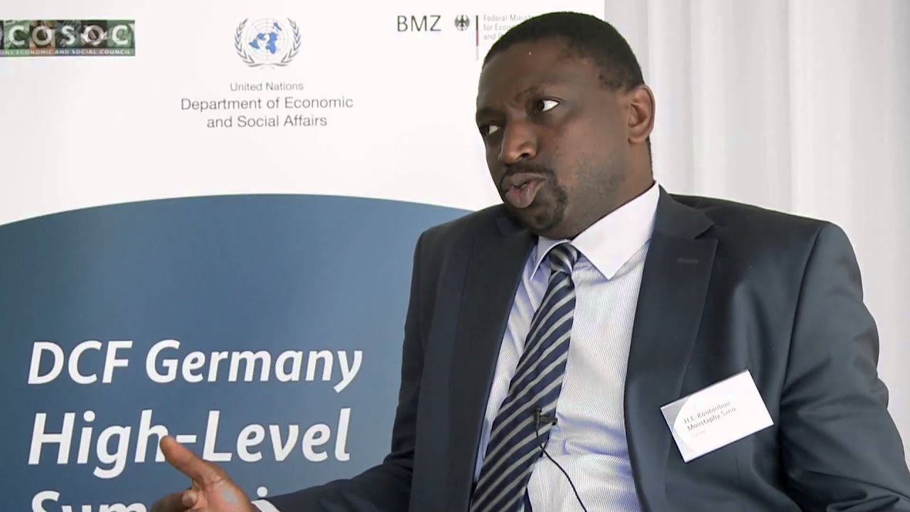 Q & A with Minister Koutoub Moustapha Sano at the UN DCF Germany High-level Symposium
