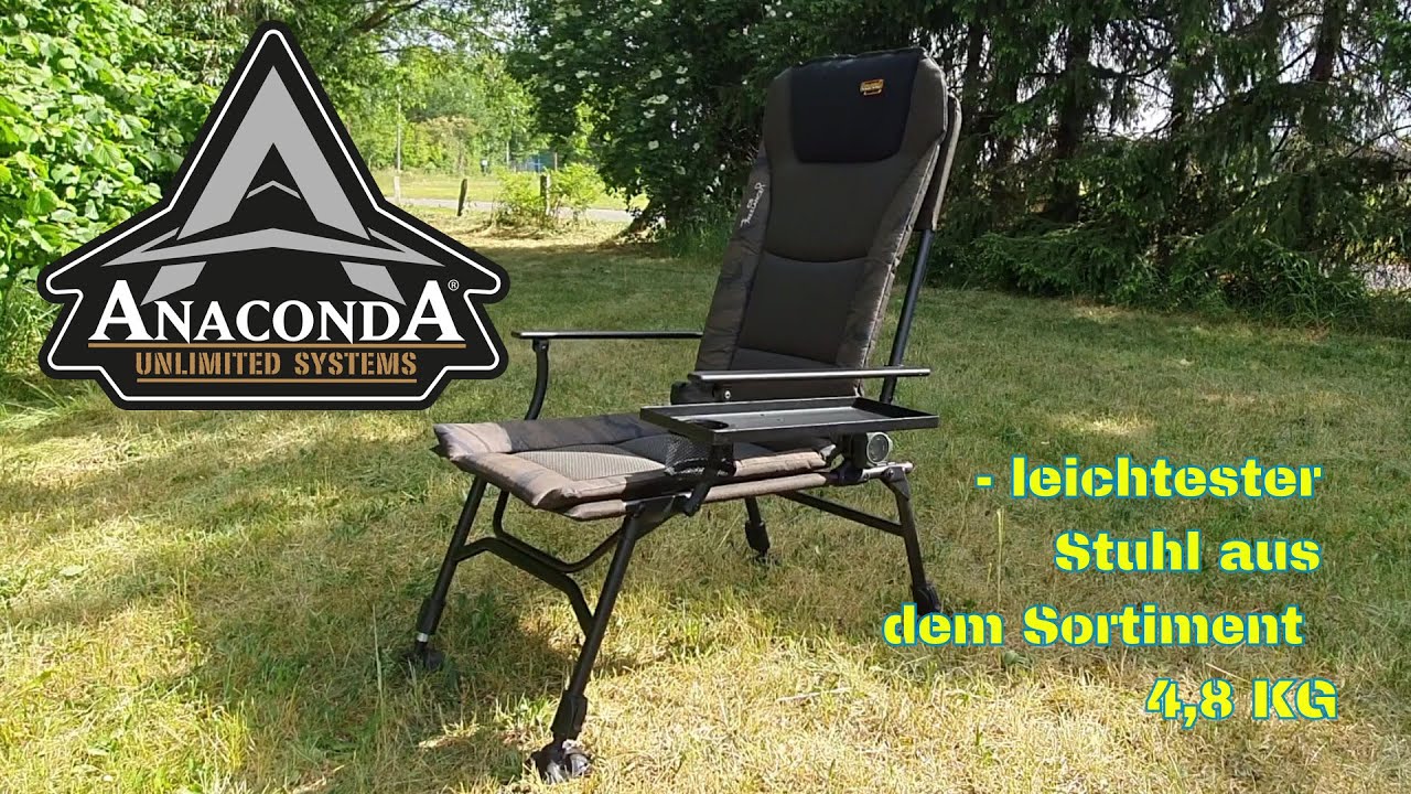Komfortabel und extraleicht - Der Freelancer Ti-Lite Carp Seat von Anaconda
