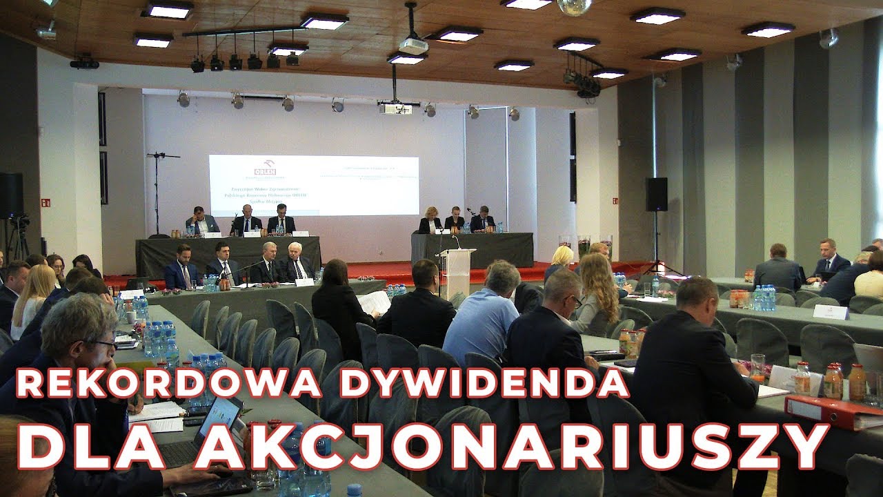 Rekordowa dywidenda dla akcjonariuszy PKN ORLEN