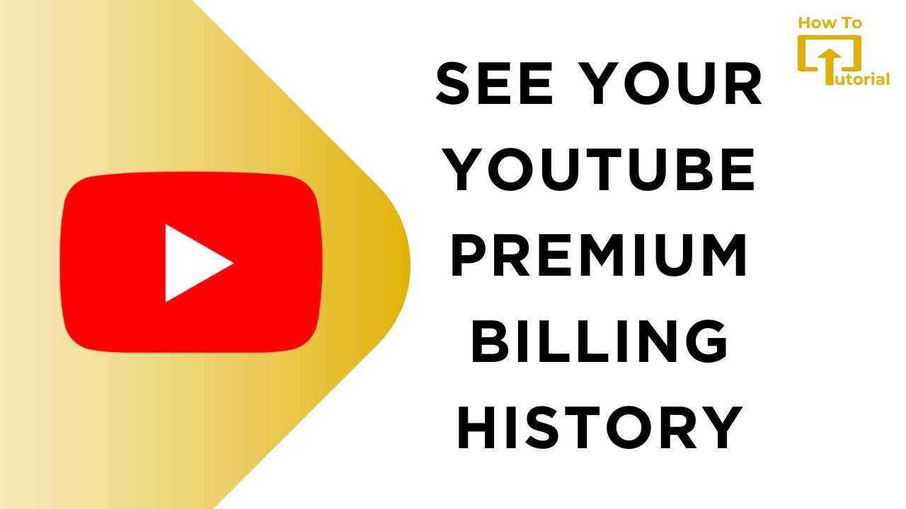 Jak wyświetlić historię rozliczeń YouTube Premium