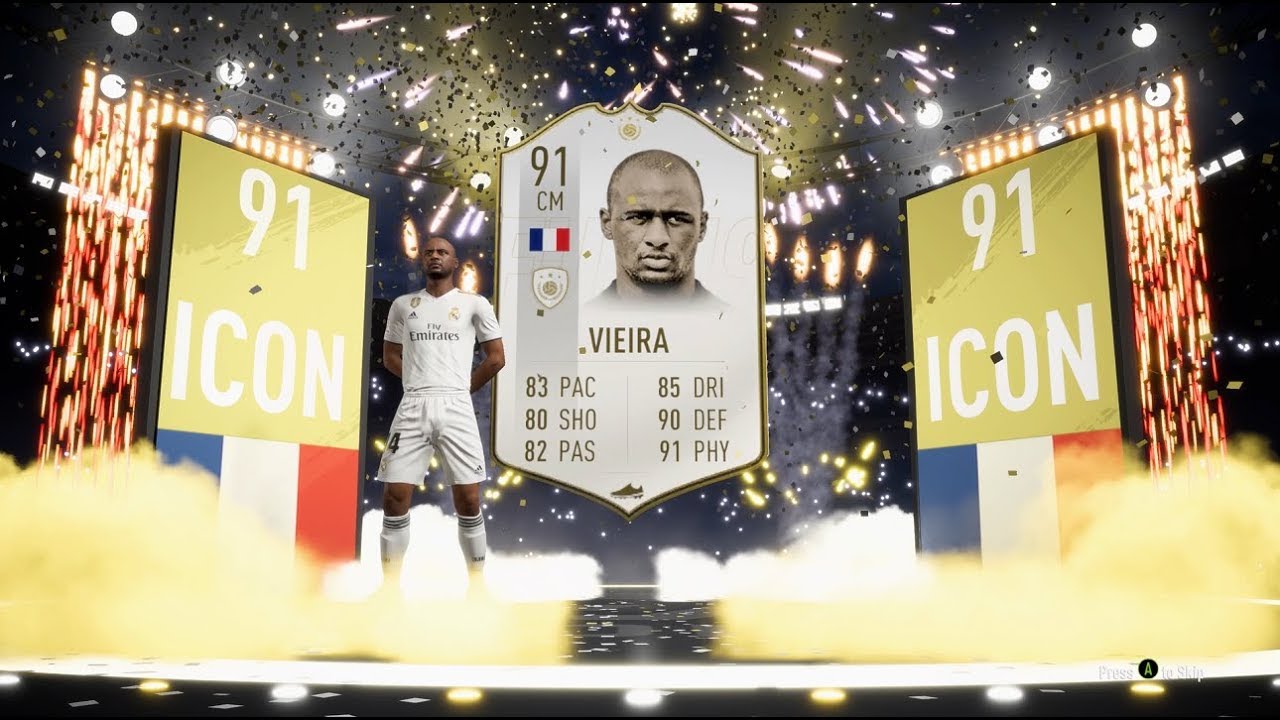 FIFA 19 / PRIME ICON VIEIRA COMPLETED !!!