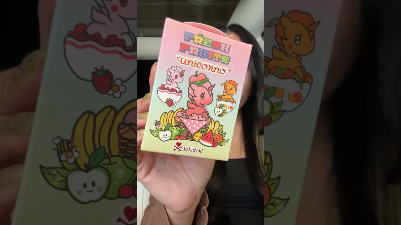 Серия свежих фруктов &laquo;Единорог&raquo; от @tokidokibrand! 🍒🍓🍉🍌🍅 #tokidoki #распаковка #подарок