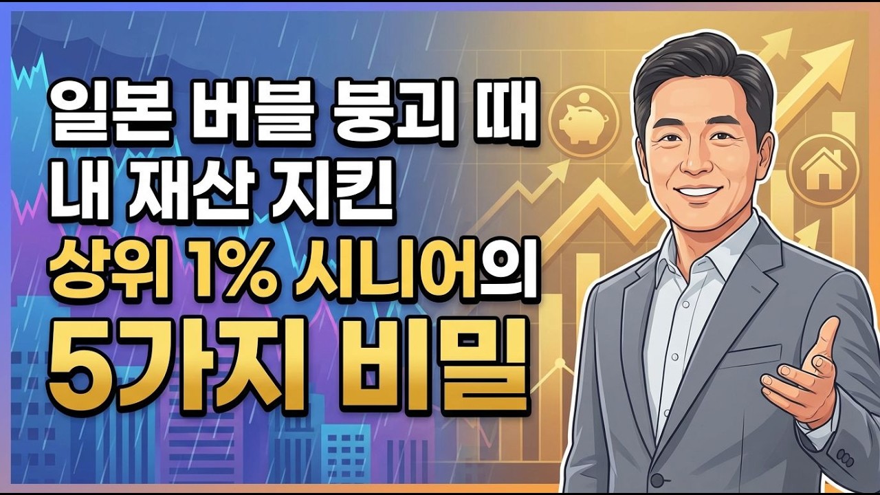 일본 부동산 버블 붕괴에도 살아남은 시니어들의 비밀! 내 노후 자금 100% 지켜줄 5가지 절대 법칙