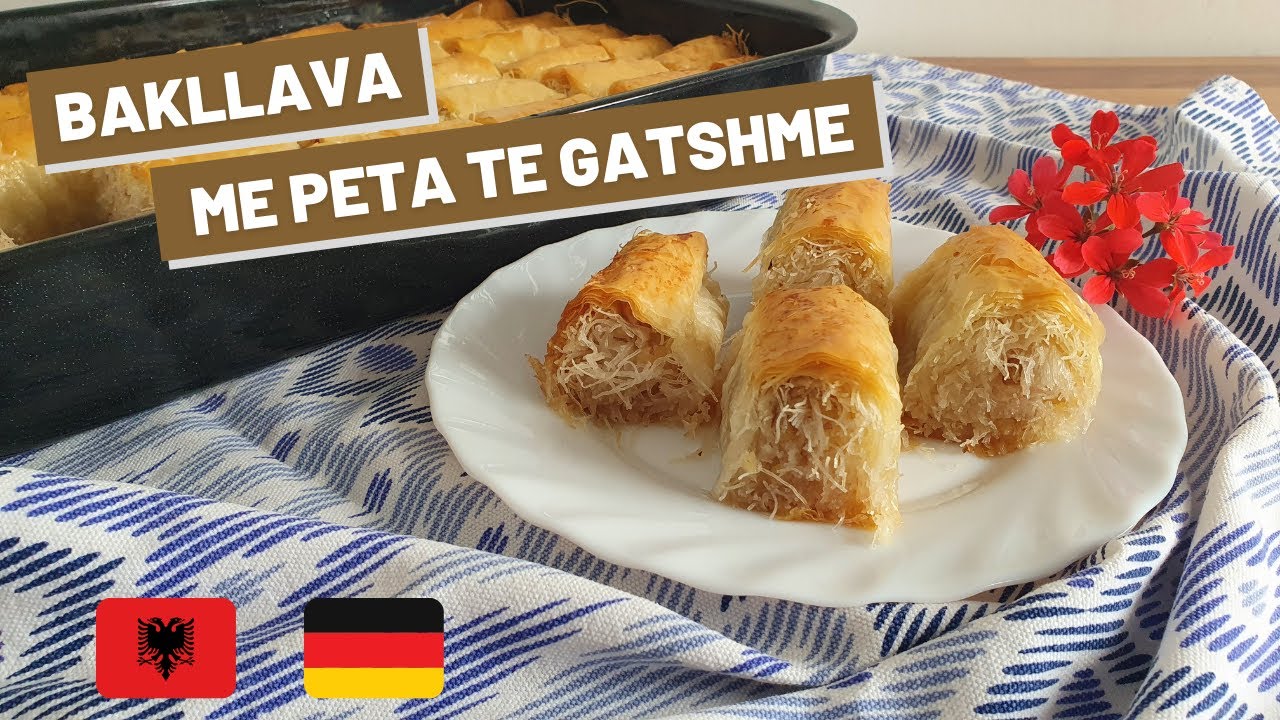 Kadaif me pete - Bakllava turke me peta te gatshme per Bajram