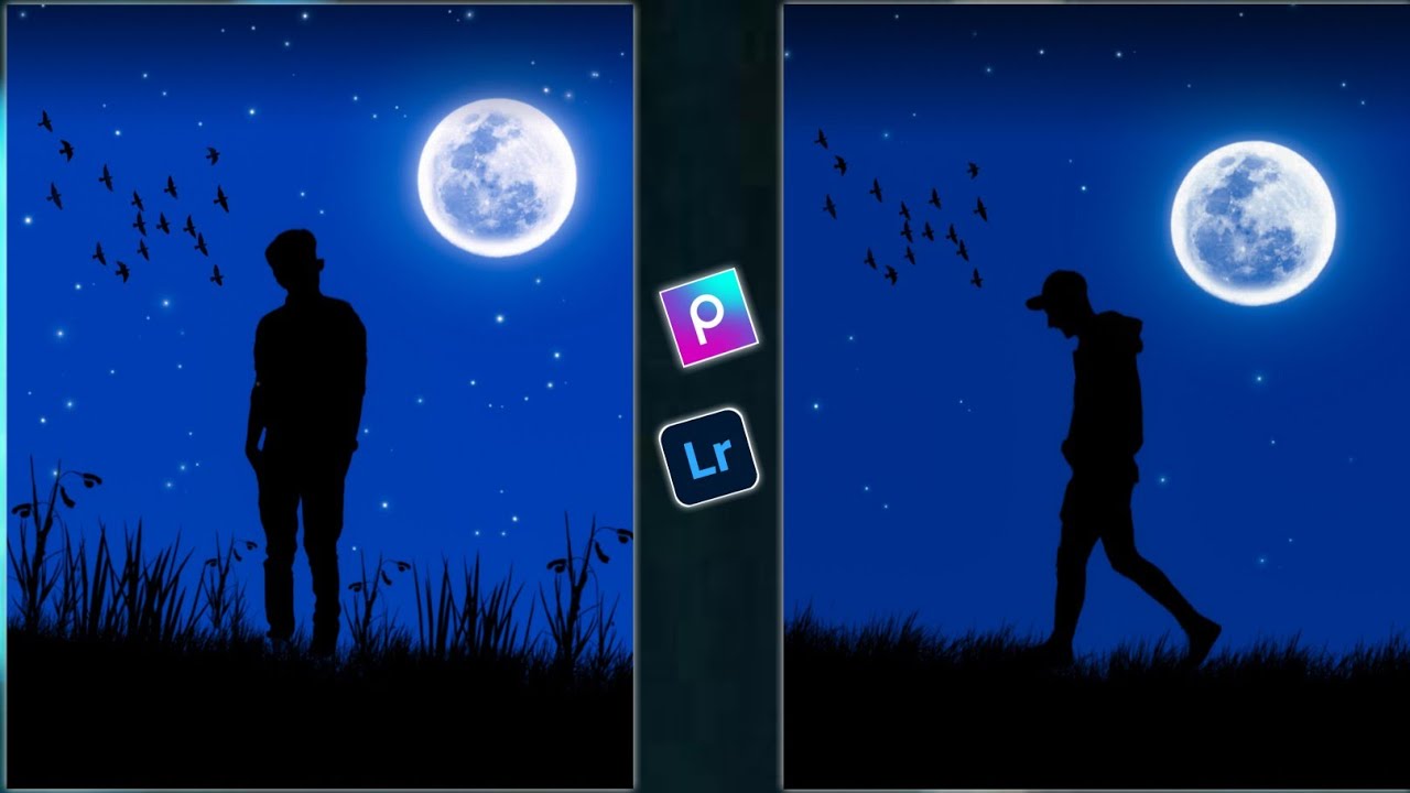 Picsart sunset dark shadow Photo Editing | Picsart new style Photo Editing | Picsart photo editing