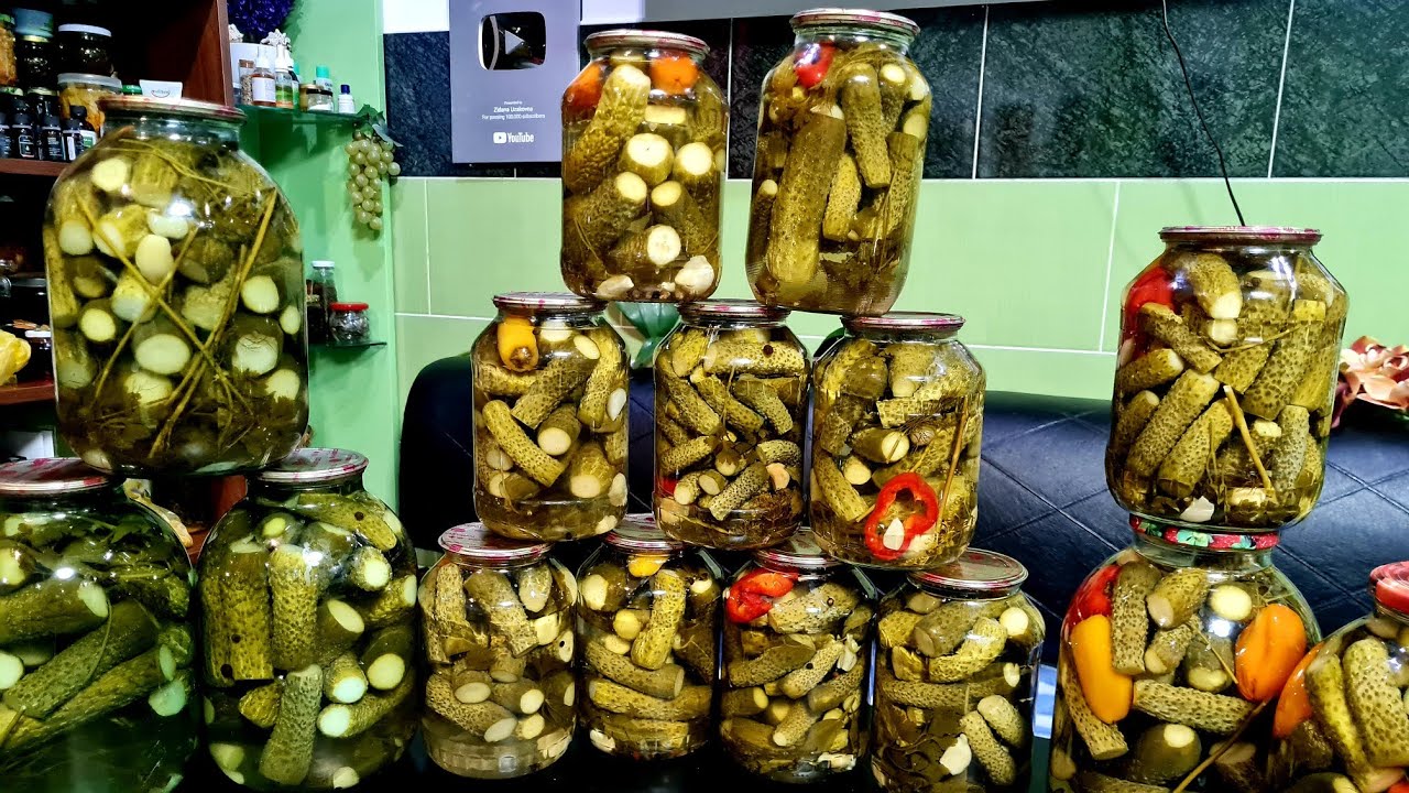 Castraveți marinati dulce acrișoare pentru iarnă cu gust de vară.Cea mai simplă rețetă Crocanți/buni