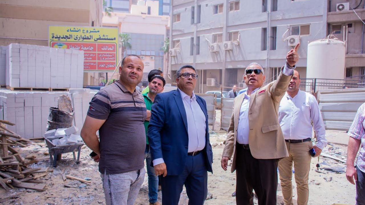 جولة رئيس الجامعة على المنشأت الجارى تنفيذها 18-5-2025