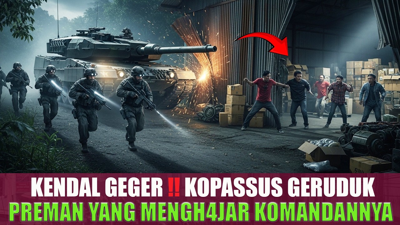 Preman Pasar Kendal Keroyok Pria Dermawan… Malamnya Markas Mereka Dikepung Pasukan Kopassus!