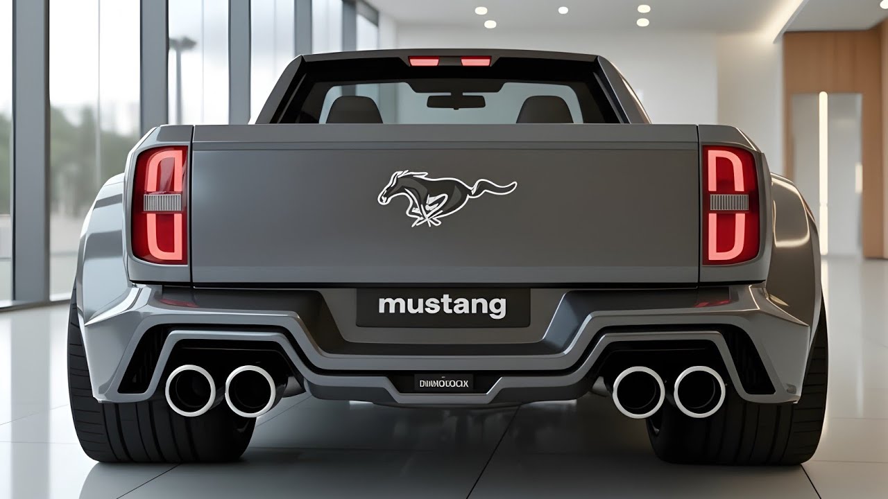 Грузовик Ford Mustang 2026 года – американский маслкар теперь стал пикапом!