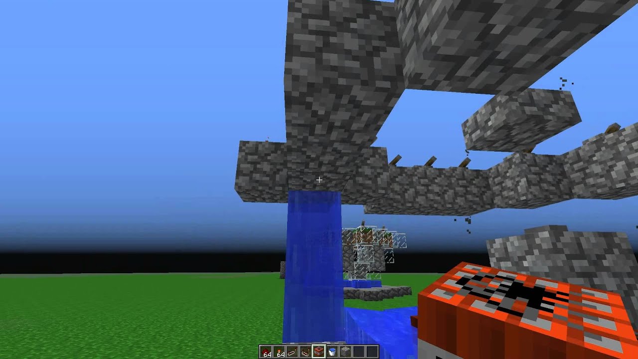 Minecraft - redstoneless 360 TNT cannon (new generation)