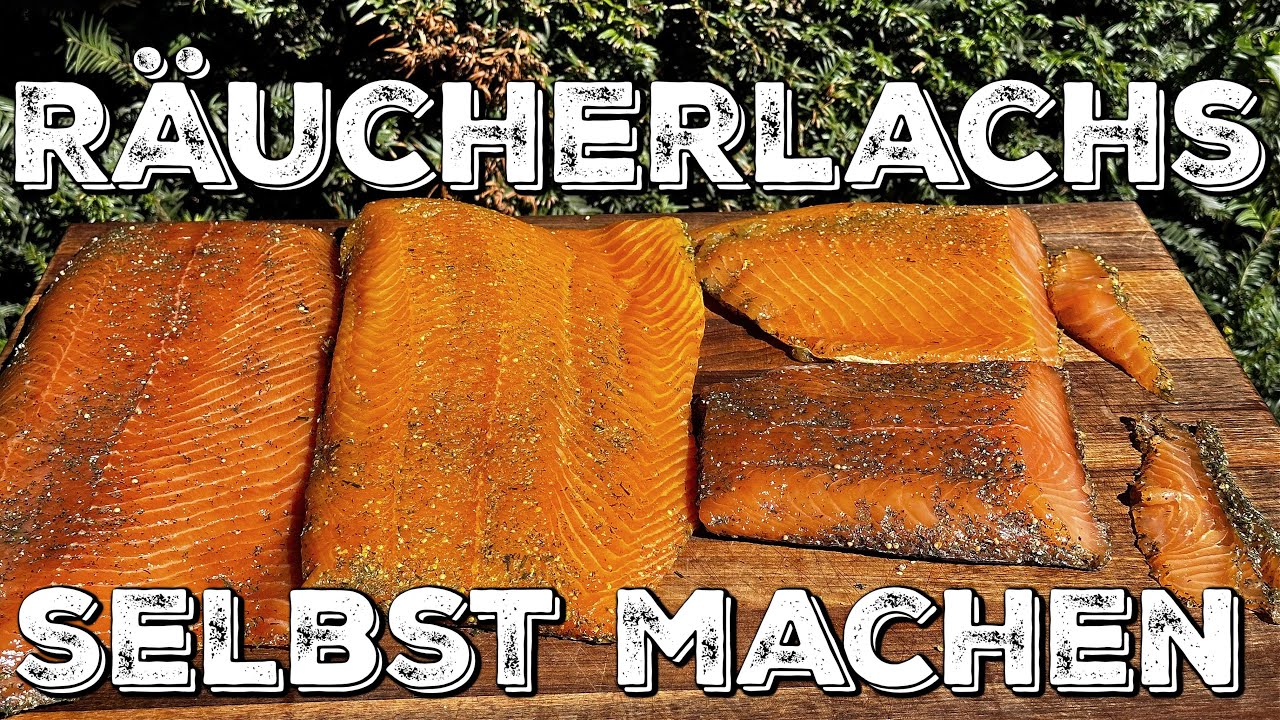 RÄUCHERLACHS - 4kg Lachs beizen und kalträuchern
