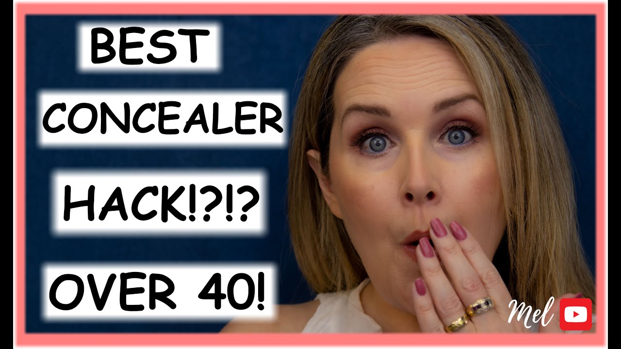 OVER 40? TRY THIS ULTIMATE CONCEALER HACK! NO CREASING!?!?