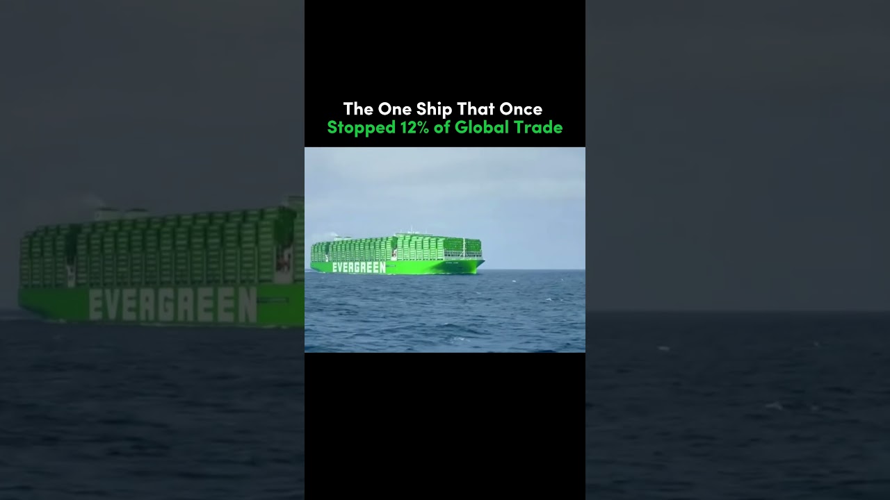 The Ship That Blocked Billions in Trade Every Day | #shorts #history