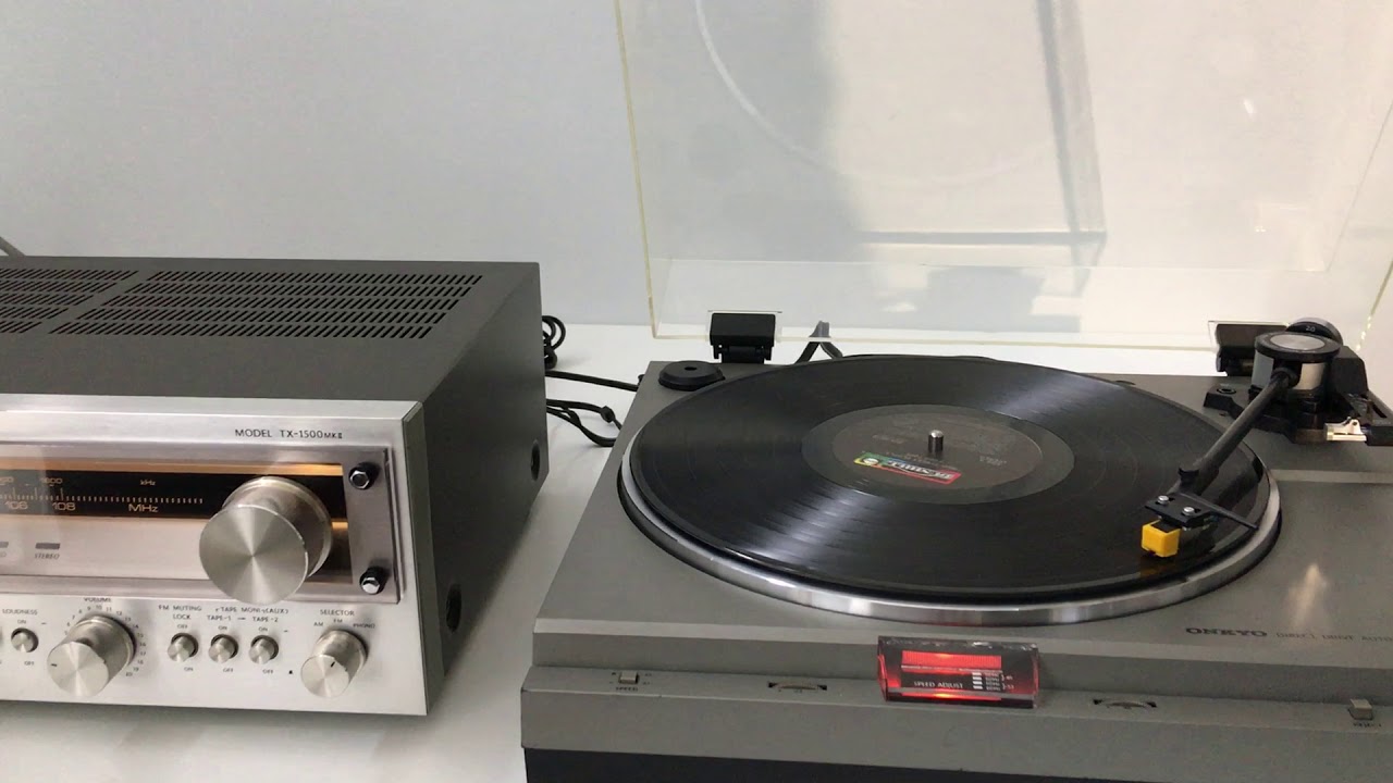 Onkyo TX-1500 MKII Receiver (1978) + Onkyo CP-1015A  Turntable (1981)