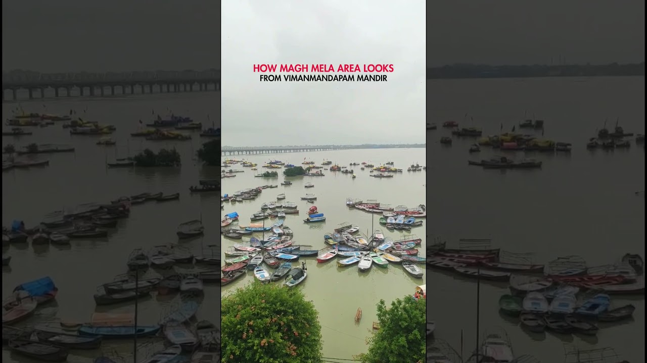 Prayagraj Sangam Flood Today ⛈️ Sangam Water Level Today ⛈️ Prayagraj Sangam Badh #prayagraj #flood