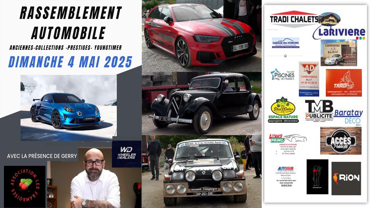 Rassemblement automobiles St Cergues 2025