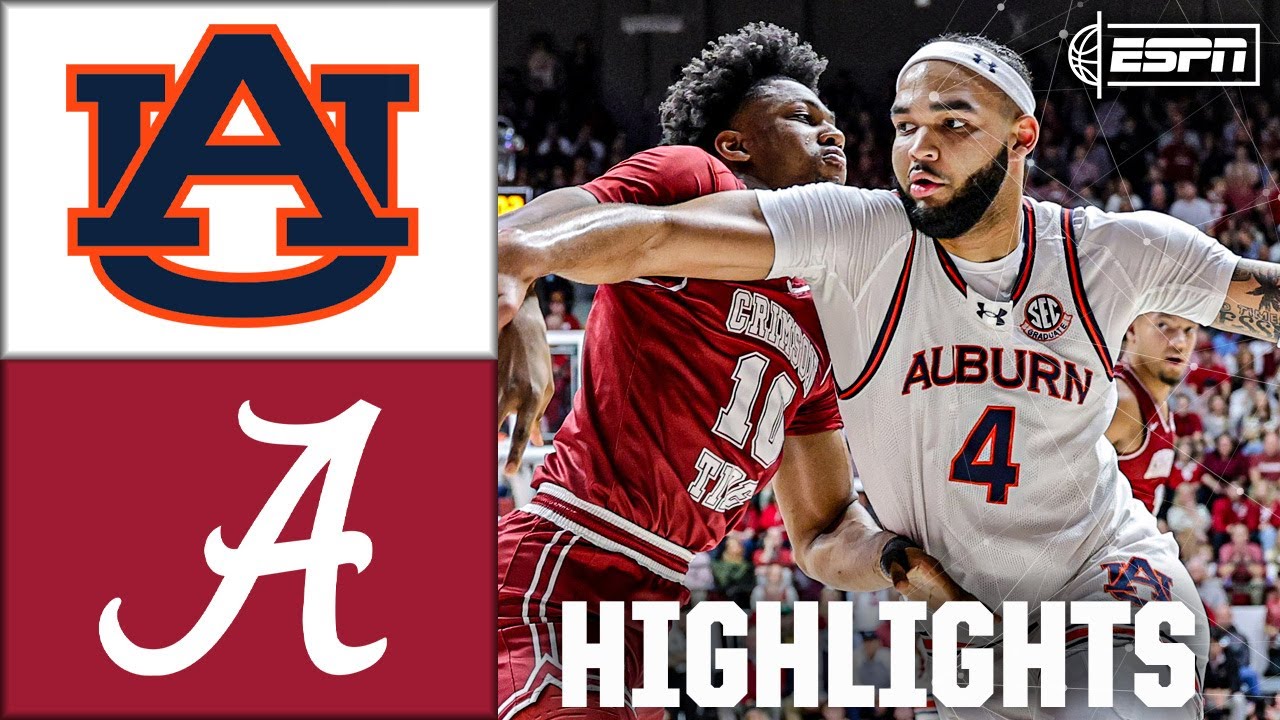 Auburn Tigers vs. Alabama Crimson Tide | Full Game Highlights | ESPN College Basketball