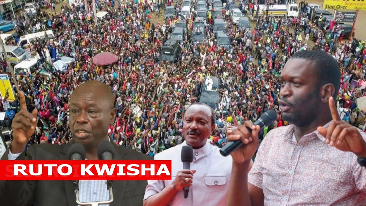 LIVE! KIMEUMANA!  SIFUNA, GACHAGUA MEGA RALLY IN MURANGA, DESTROYING RUTO BADLY JUST DAYS TO ODM NDC