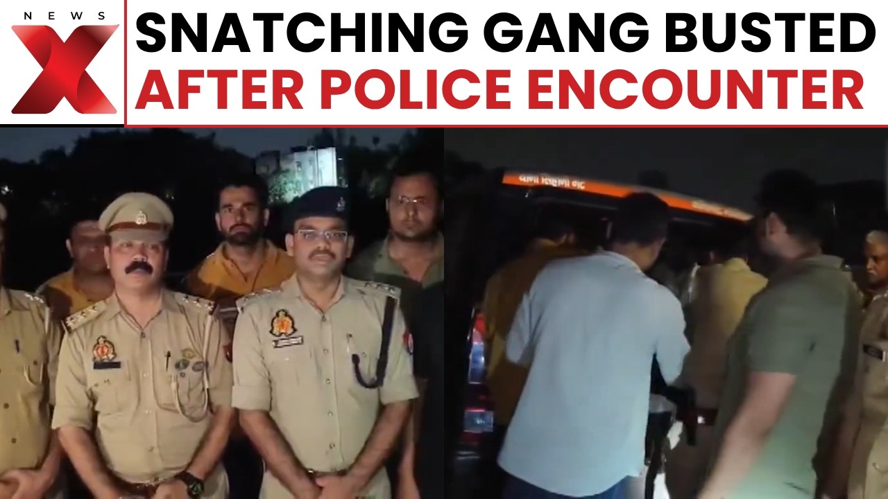 Ghaziabad Police nab snatching gang after encounter, three accused arrested | Latest News | NewsX