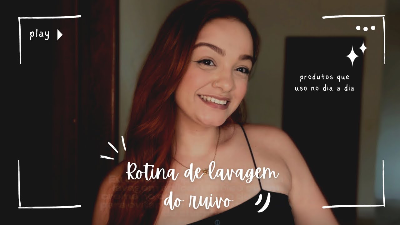 Rotina de lavagem do ruivo + produtos que uso no dia