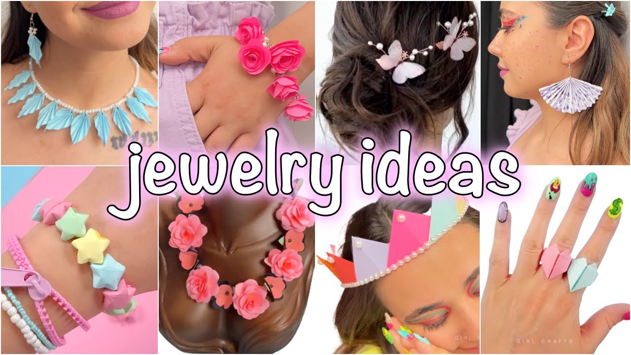 10 потрясающих идей для самодельных украшений из бумаги #diy #jewelry