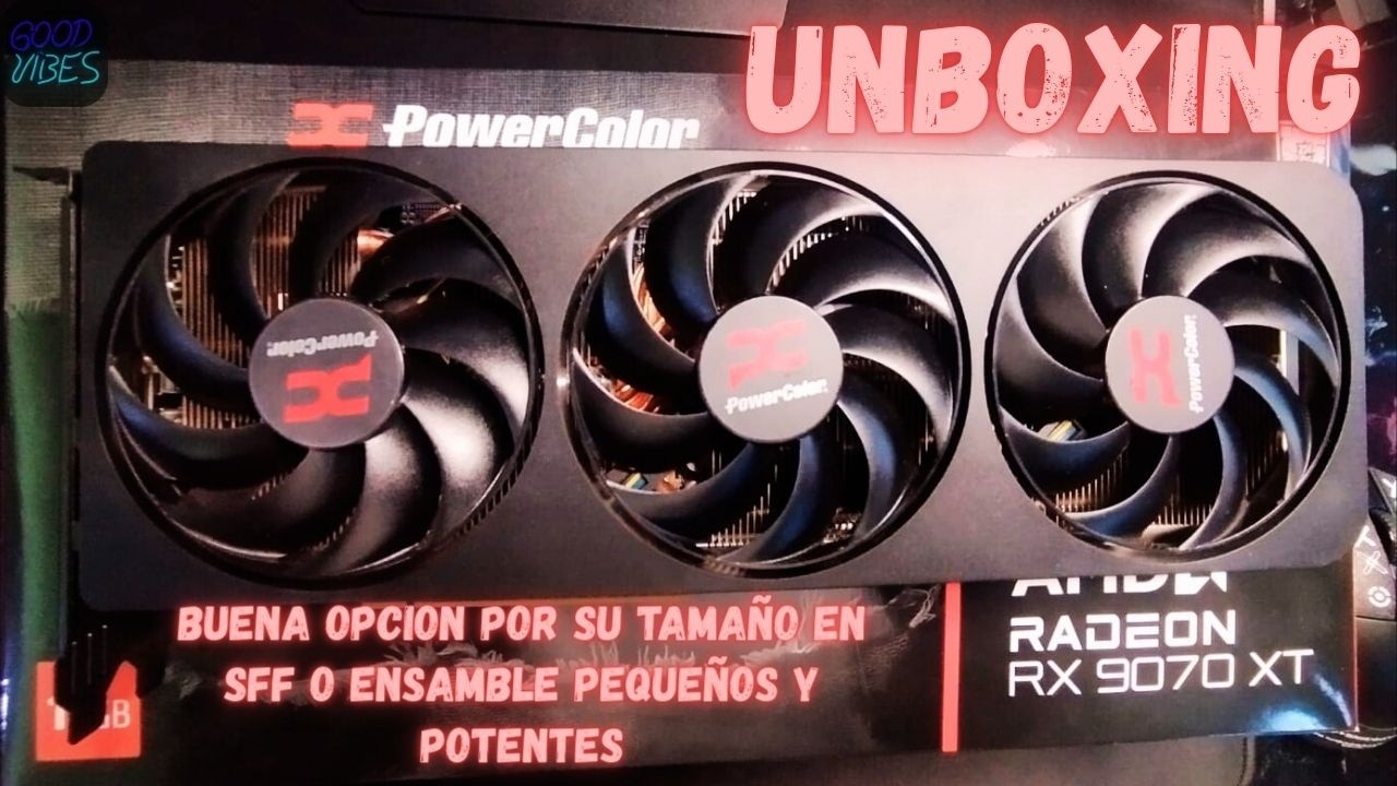 UNBOXING AMD RADEON RX 9070 XT POWERCOLOR REAPER