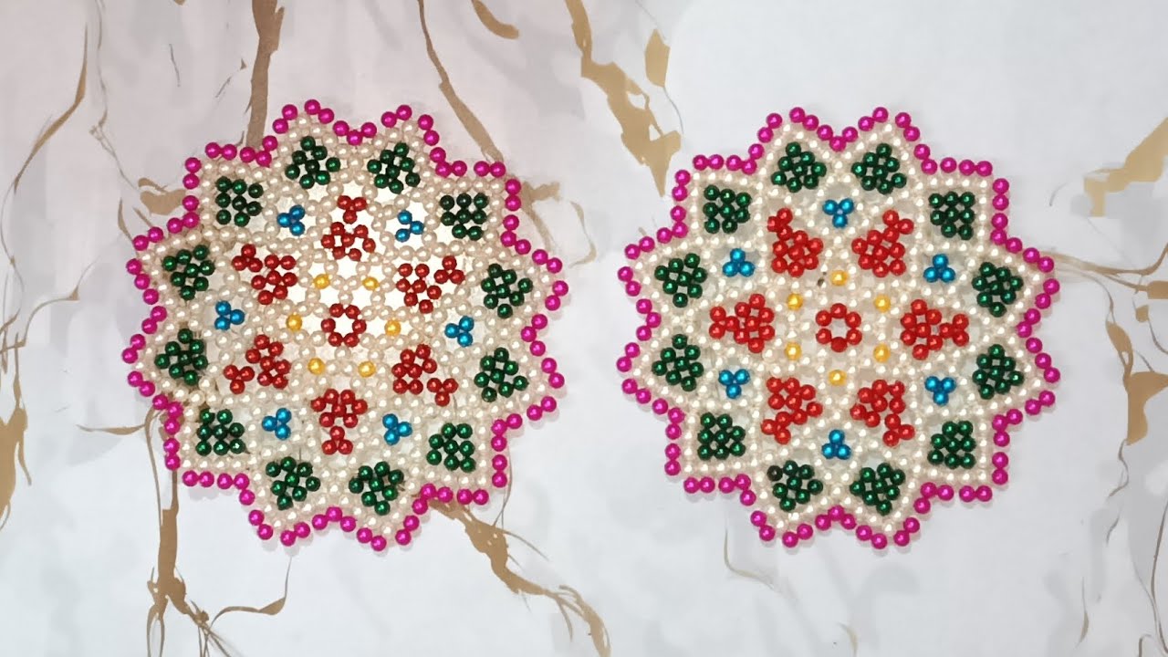Dnyankamal moti rangoli (ज्ञानकमळ मोती रांगोळी) 🌸