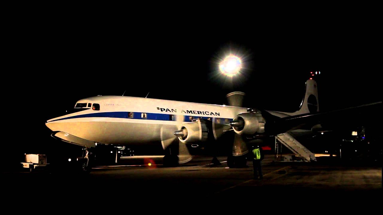 Pan Am DC-7 hot start