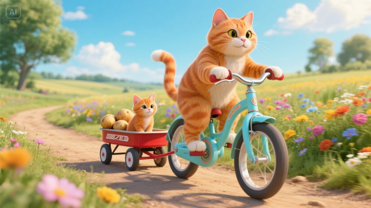 Mama Cat's 24/7 Job! – Sings Sweet Lullabies, Teaches Important Lessons & Wraps